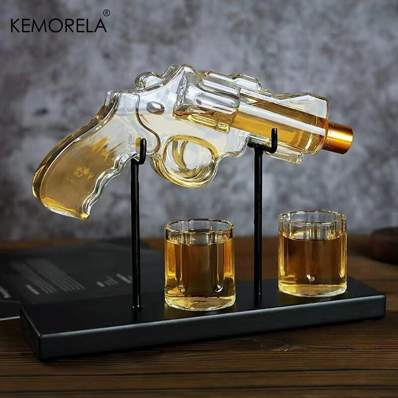 KEMORELA Revolver Glas Dekante – Glass Decanter Whiskey Bewertung und Preis
