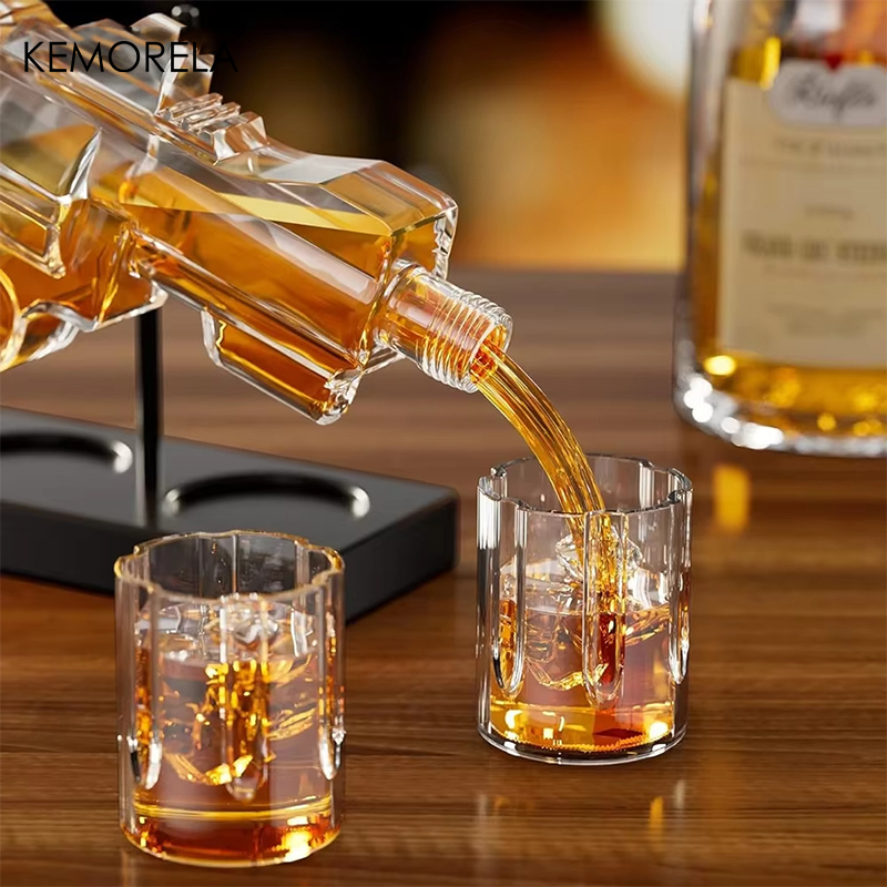 KEMORELA Revolver Glas Dekante – Glass Decanter Whiskey Bewertung und Preis