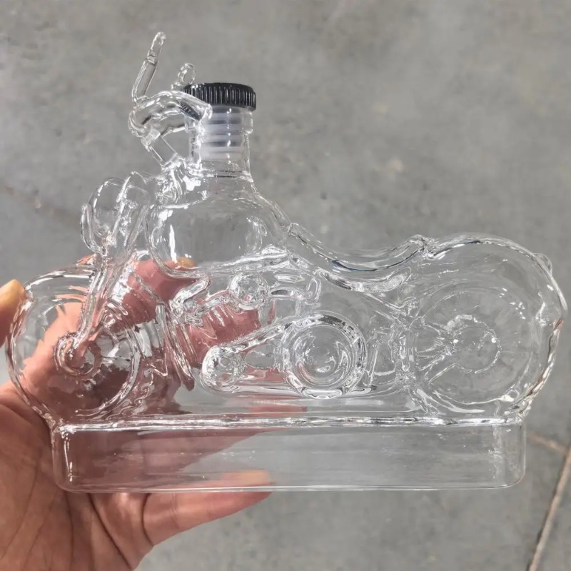 Motorrad-Stil Whisky-Dekanter, – Glass Decanter Whiskey Bewertung und Preis