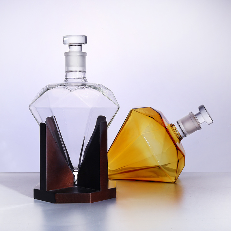 Diamantgeschliffener Whisky-De – Glass Decanter Whiskey Bewertung und Preis