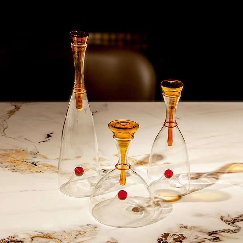 Moderner Minimalistischer Glas – Glass Decanter Whiskey Bewertung und Preis