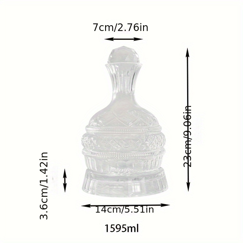 Kristall-Weindekanter, elegant – Glass Decanter Whiskey Bewertung und Preis