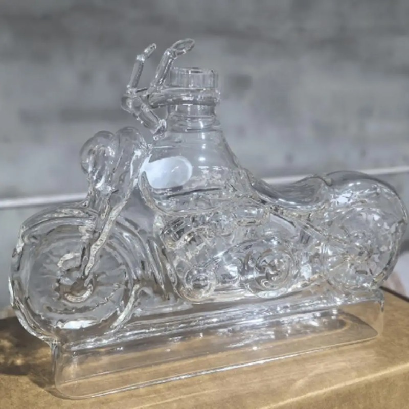 Motorrad-Stil Whisky-Dekanter, – Glass Decanter Whiskey Bewertung und Preis