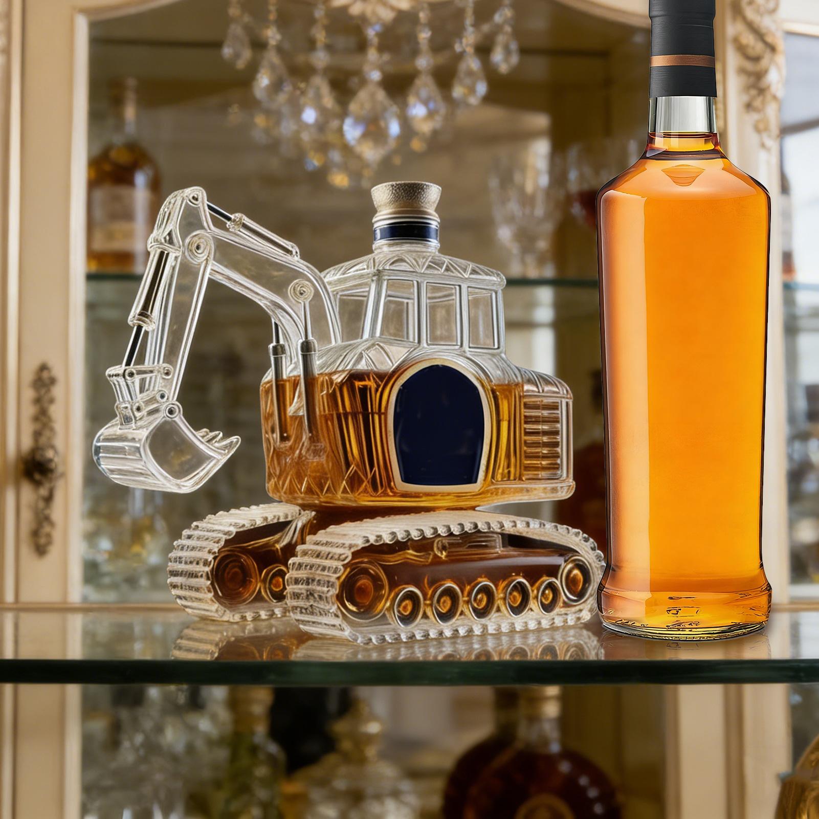 Robuster Bagger-Whisky-Dekante – Glass Decanter Whiskey Bewertung und Preis