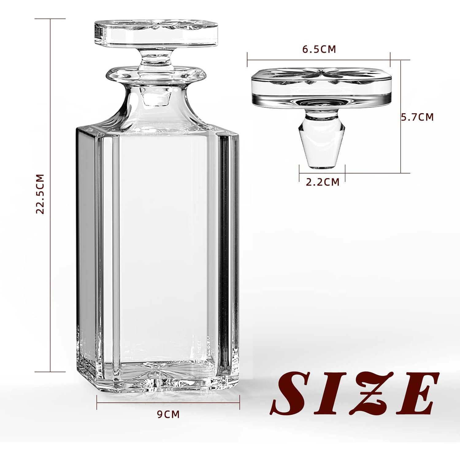 Glaskaraffe – Whiskykaraffe fü – Glass Decanter Whiskey Bewertung und Preis
